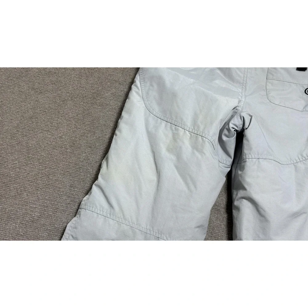 Columbia Ski Snow Pants Youth 14-16 Gray Insulated Nylon Convert Winter‎ Outdoor